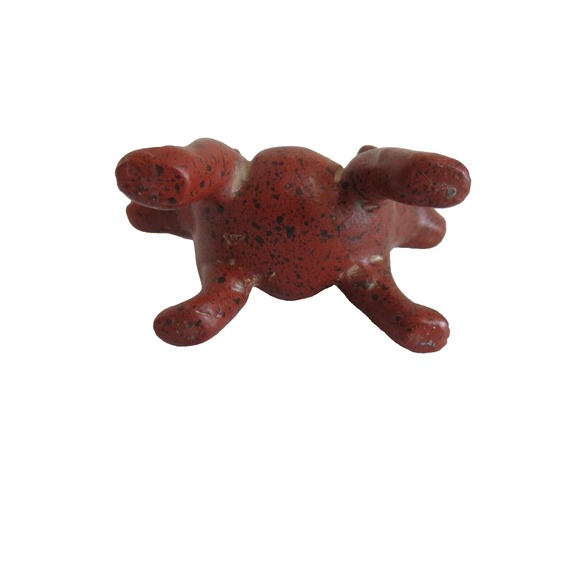 Rare Pre-Columbian Redware Colima Dog 2 Headed Figurine Replica 3.5" x 1.5" x 2" - Picture 11 of 13